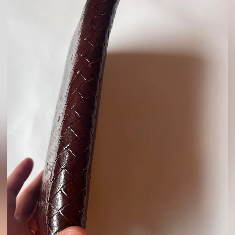 SOLD ❌ Bottega Veneta long wallet repainted rustic project leather brown - Picture 6 of 13